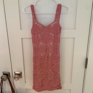 Free People Crochet Bodycon Dress